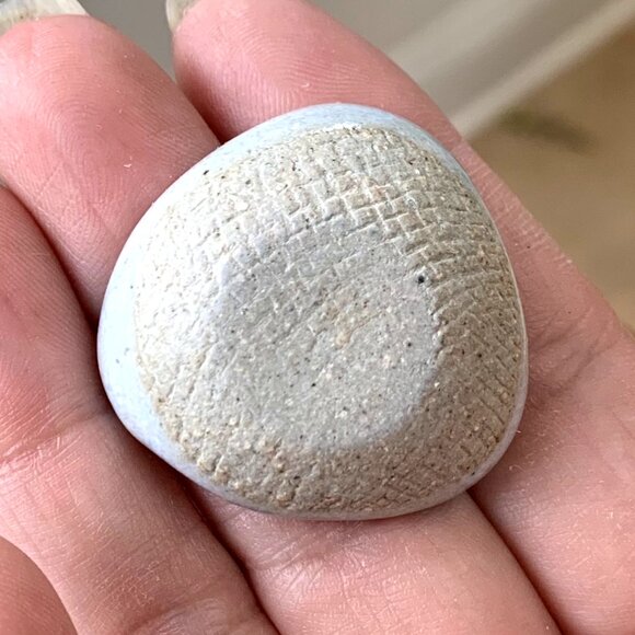 RARE Vtg Natural Stone Ceramic Mini Chopstick Rest Holder Set 12pcs Handmade - Picture 9 of 10